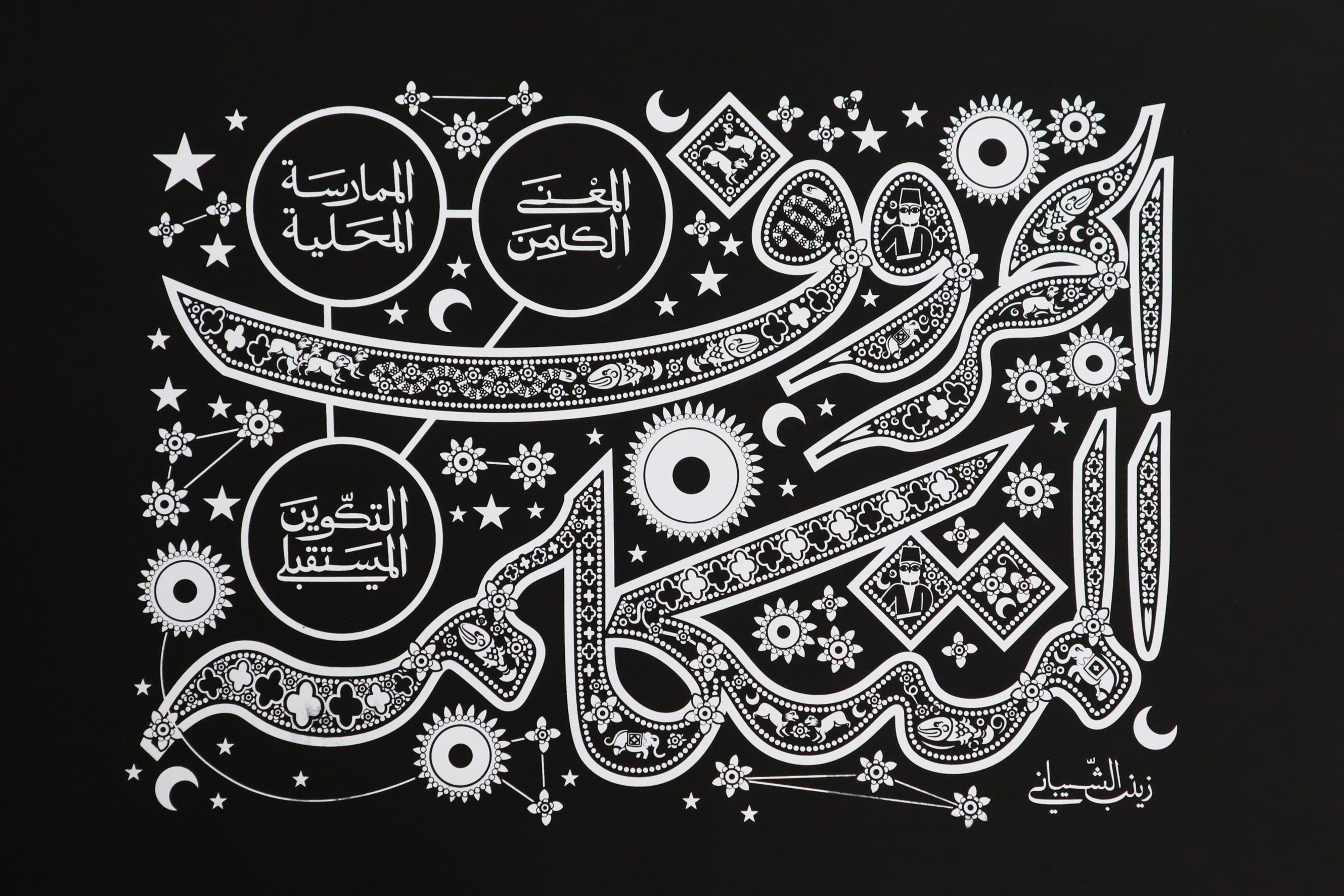 In the words of Mirza Ghalib, “every letter has a paper shirt.” The Talking Letters explores the potential outcomes of Arabic lettering through inquiries into the latent meanings, future forms, and local practices in order to create representations of the versatility and expressive nature of the script. From the Turkish prophetic tradition “trust in the waws (و)” to the mystical studies of the letters, this project aims to explore the multifaceted dimensions of the Arabic script.