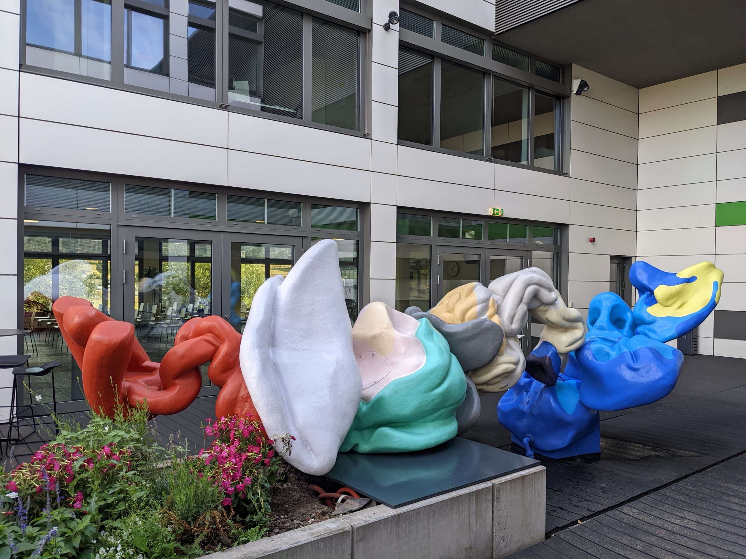 Ahead of Time, The Times Ahead, 2021, sculpture fountain, polyester and computer-controlled water pump