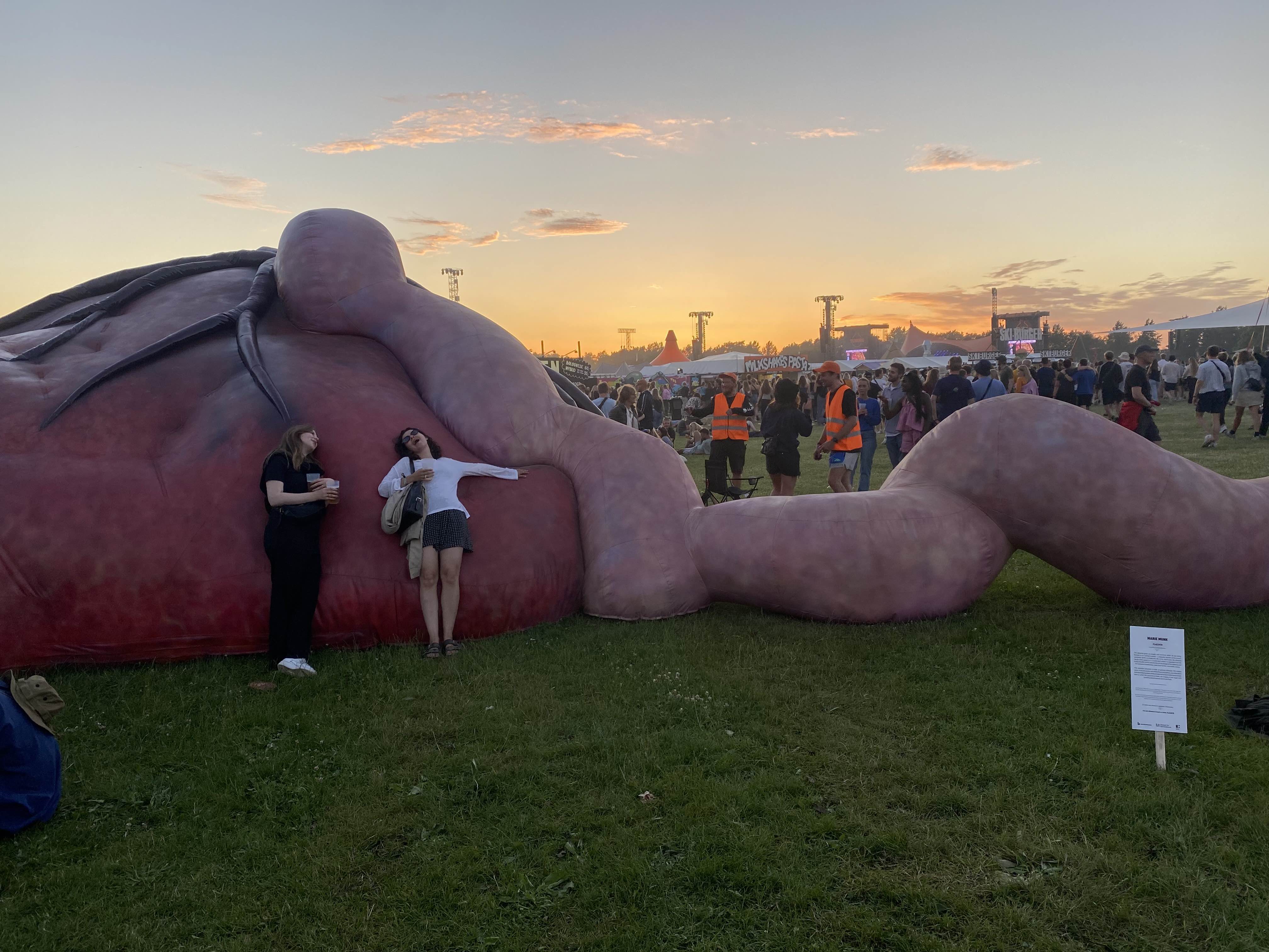 Installation View: Marie Munk: Placenta (2022), The Museum of Contemporary Art at Roskilde Festival.