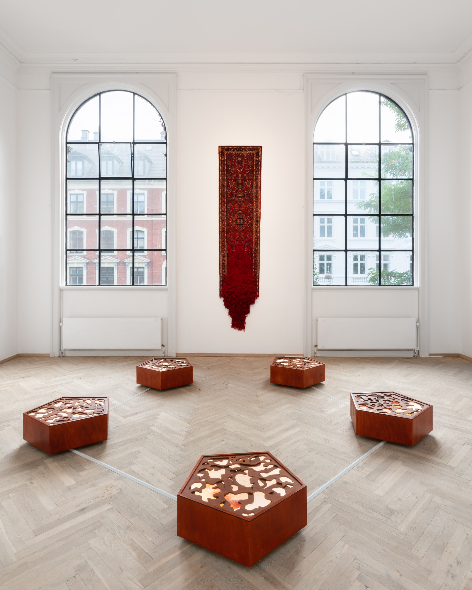 I exhibit ritual objects, religious artifacts, personal correspondence, and psychiatric records to explore the curse I’ve been told I bear. In a lecture performance, I confront the audience with my research, asking: Am I cursed, or am I losing my mind? I guide the audience’s movement through the exhibition space.
